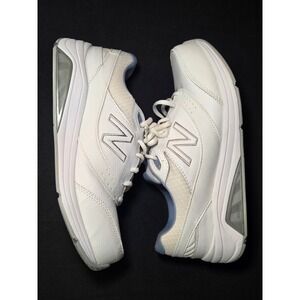 New Balance 928v3 White Blue Leather Walking Shoes WW928WB3 Womens 9.5 D Wide
